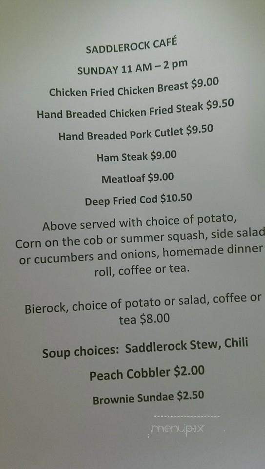 Saddlerock Cafe - Council Grove, KS