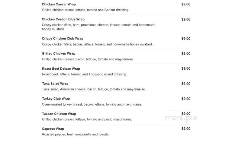 Pizza Village IV - Bethlehem, PA menu_pic