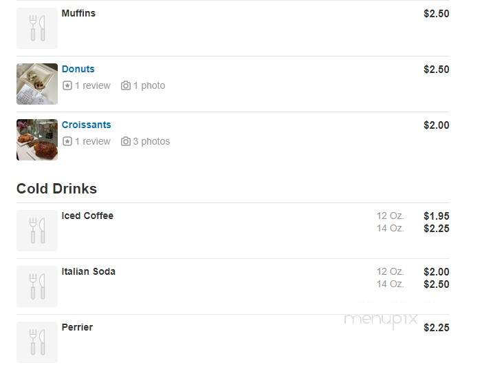 Villa Mocha - Villa Hills, KY menu_pic