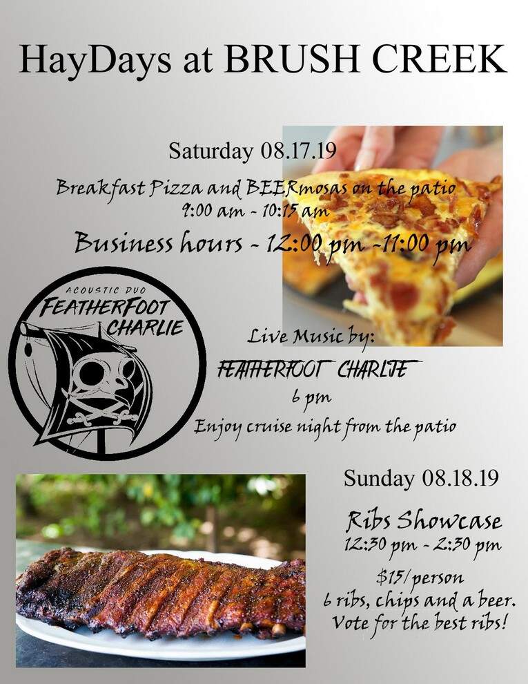 Brush Creek Brewery - Atkinson, NE menu_pic
