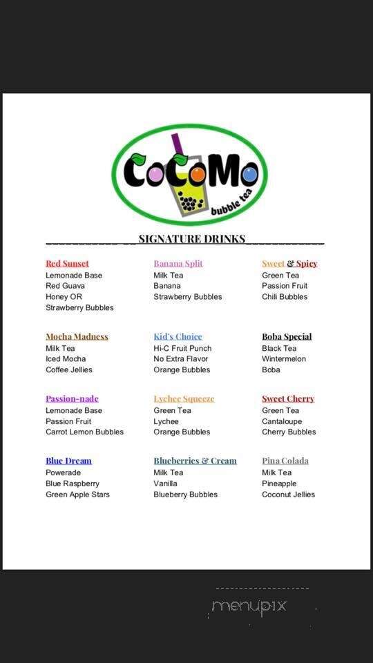 CoCoMo Bubble Tea - Flint, MI