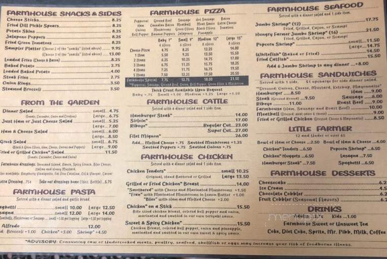 Pizza Farm - Rockmart, GA menu_pic