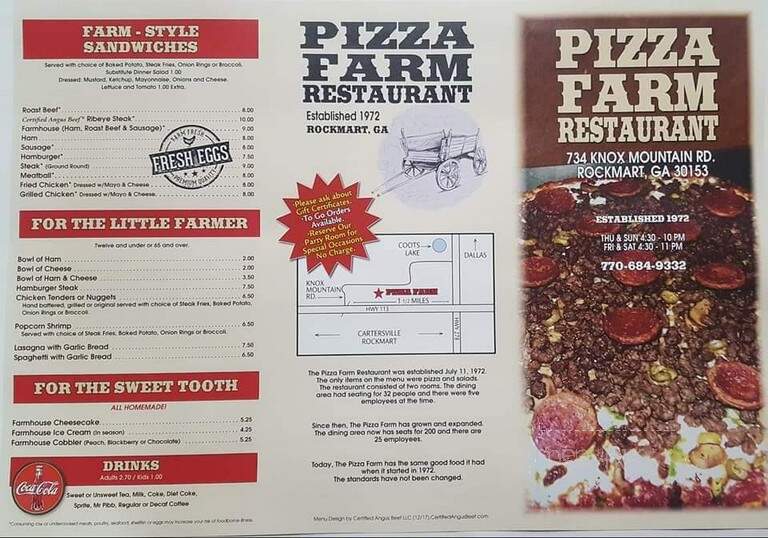 Pizza Farm - Rockmart, GA menu_pic