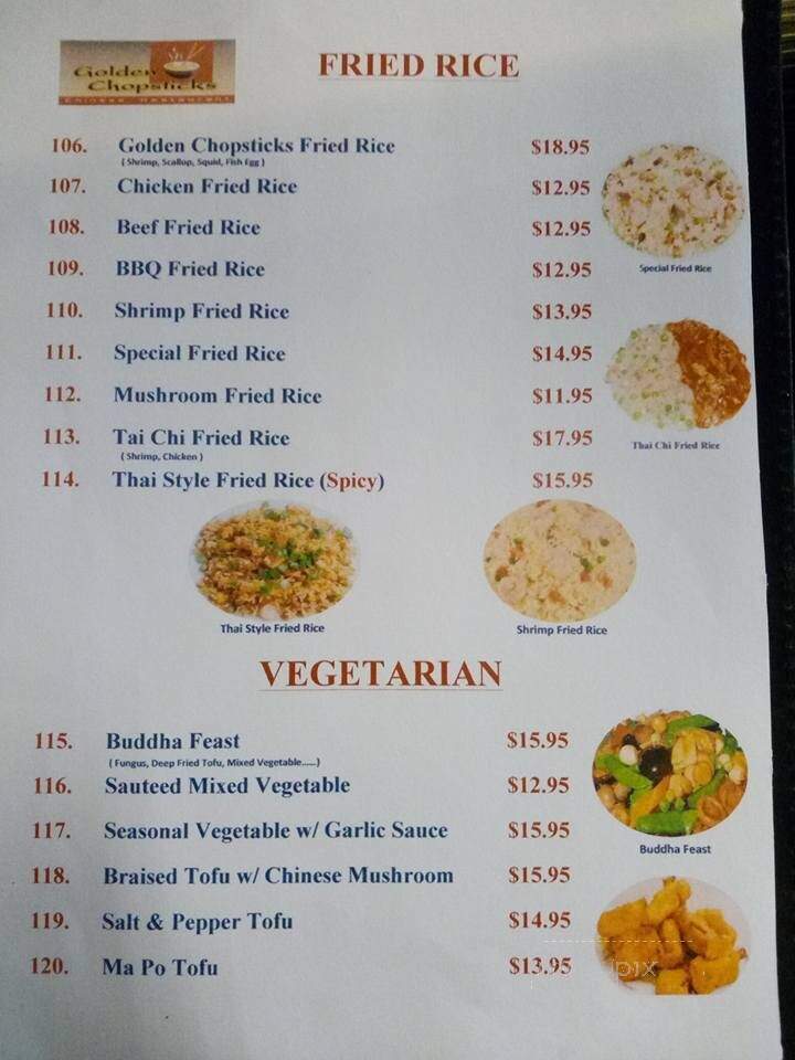 Golden Chopsticks II - Grand Forks, BC menu_pic