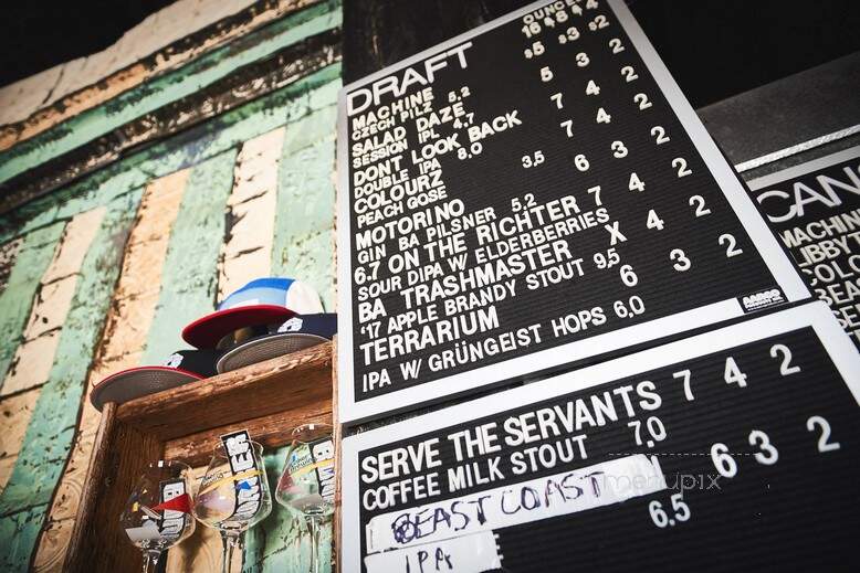 Bunker Brewing - Portland, ME menu_pic