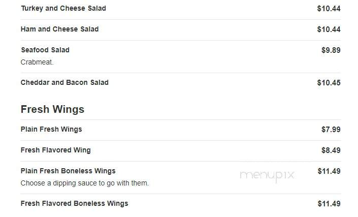 Pizza Queen - Bellingham, MA menu_pic