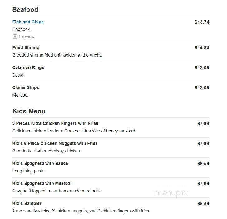 Pizza Queen - Bellingham, MA menu_pic