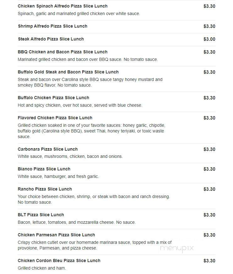 Pizza Queen - Bellingham, MA menu_pic