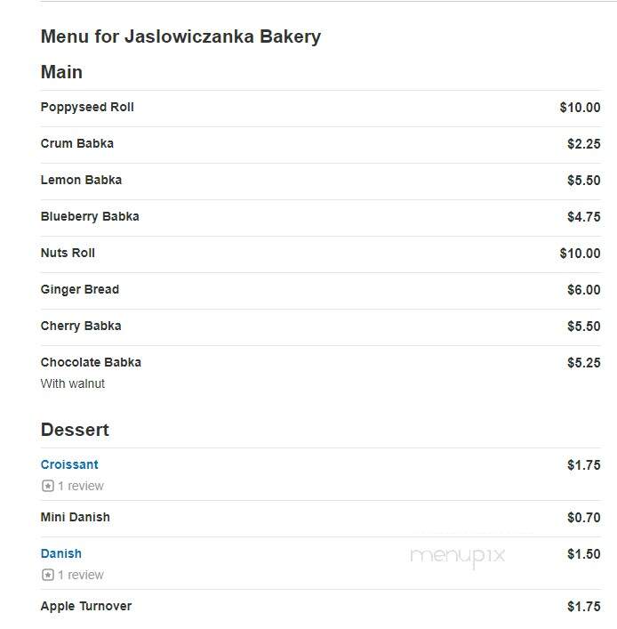 Jaslowiczanka Bakery - Brooklyn, NY