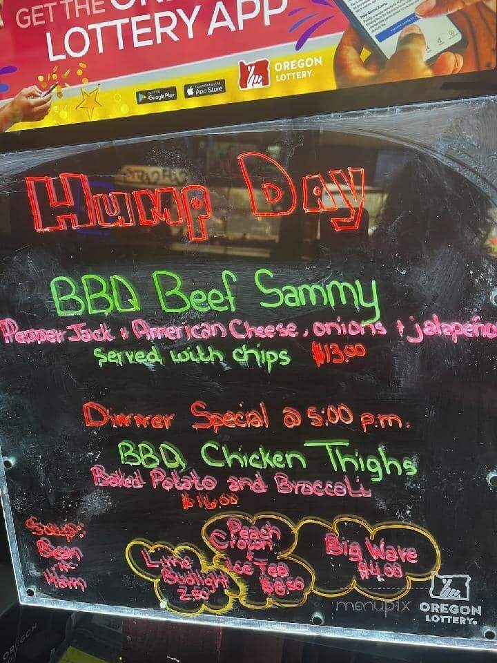 Cozy Corner - Sutherlin, OR menu_pic