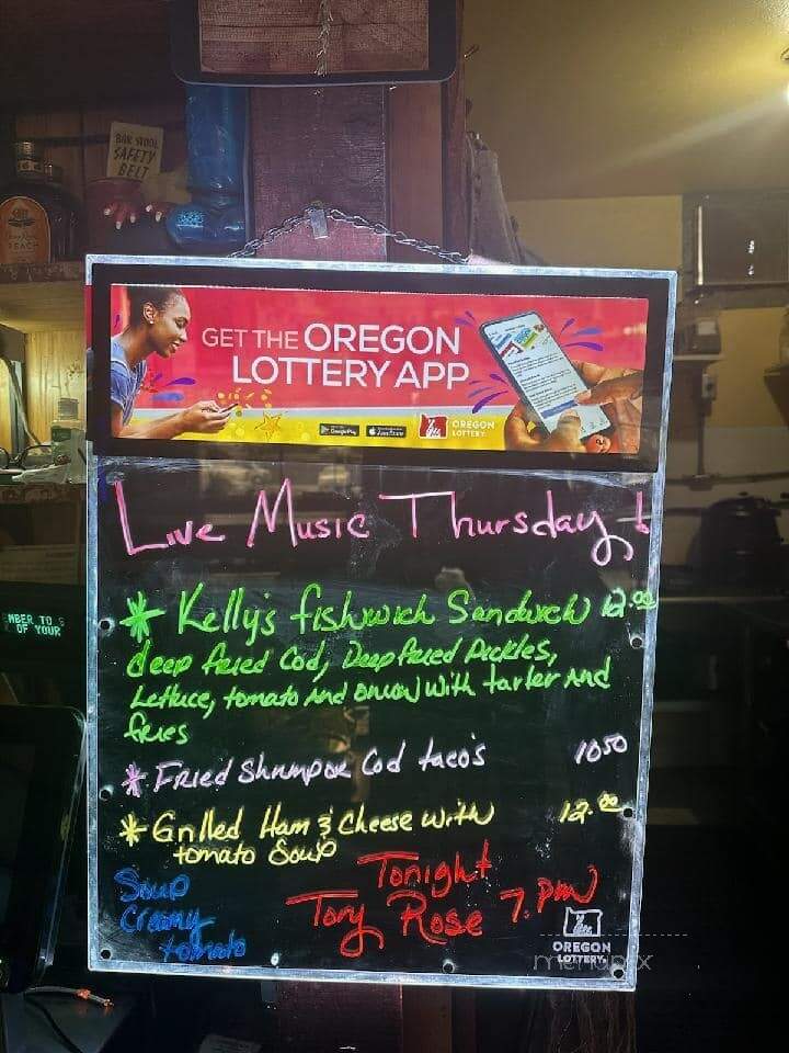 Cozy Corner - Sutherlin, OR menu_pic