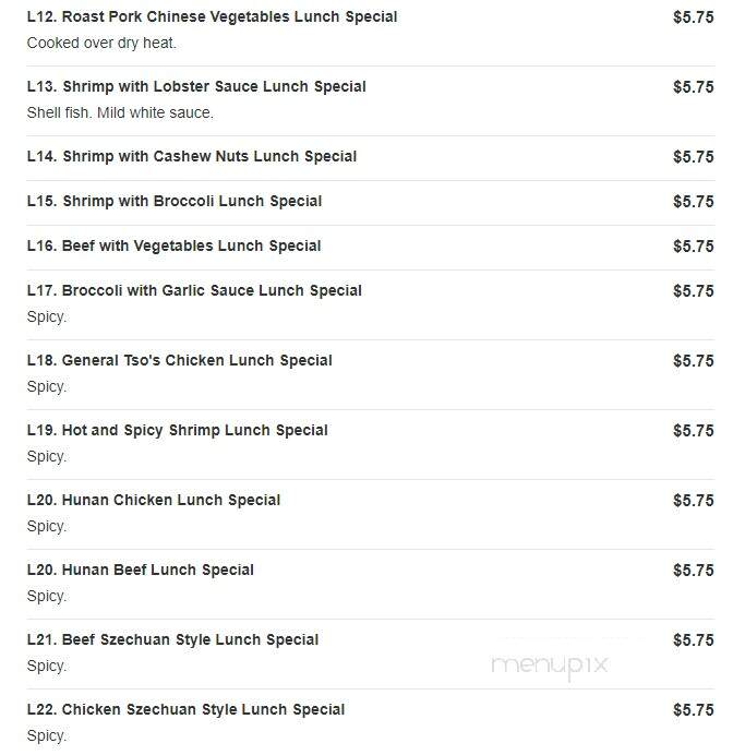 Super Buffet Chinese - Saint Cloud, MN menu_pic