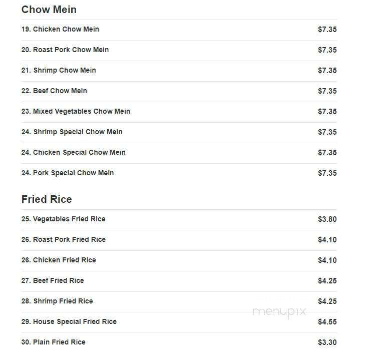 Super Buffet Chinese - Saint Cloud, MN menu_pic