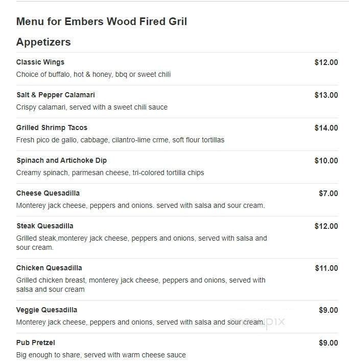 Embers Wood Fired Grill - Cherry Hill, NJ