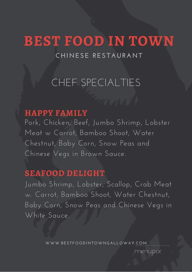 Best Food In Town - Galloway, NJ menu_pic