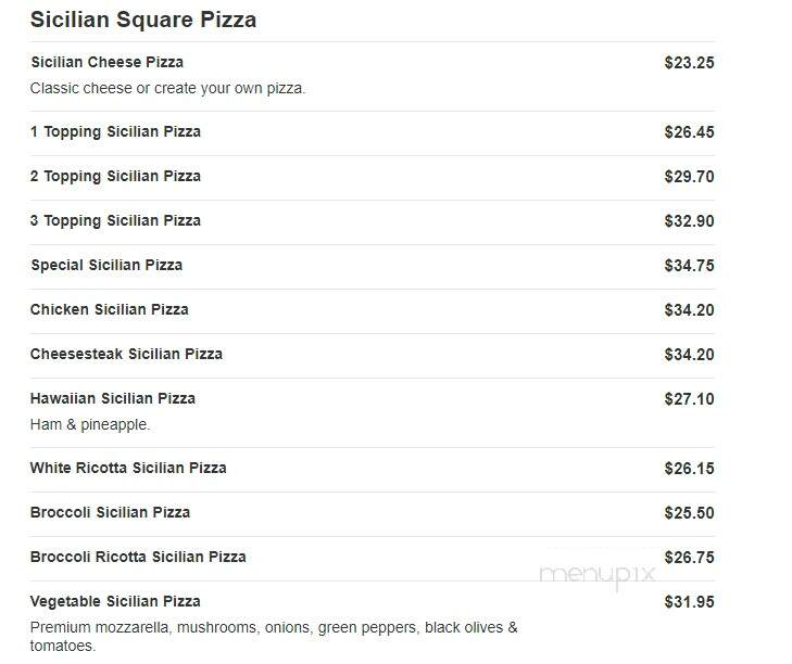 Dominic's Pizza - Lakewood, NJ menu_pic
