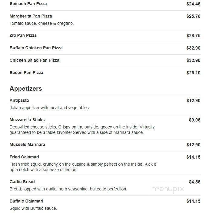 Dominic's Pizza - Lakewood, NJ menu_pic