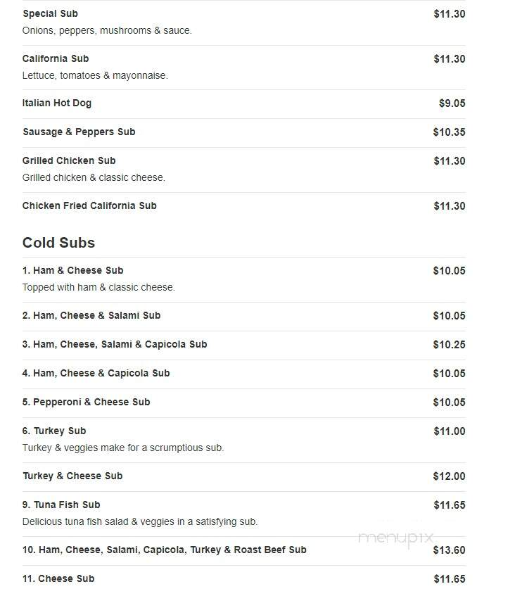 Dominic's Pizza - Lakewood, NJ menu_pic