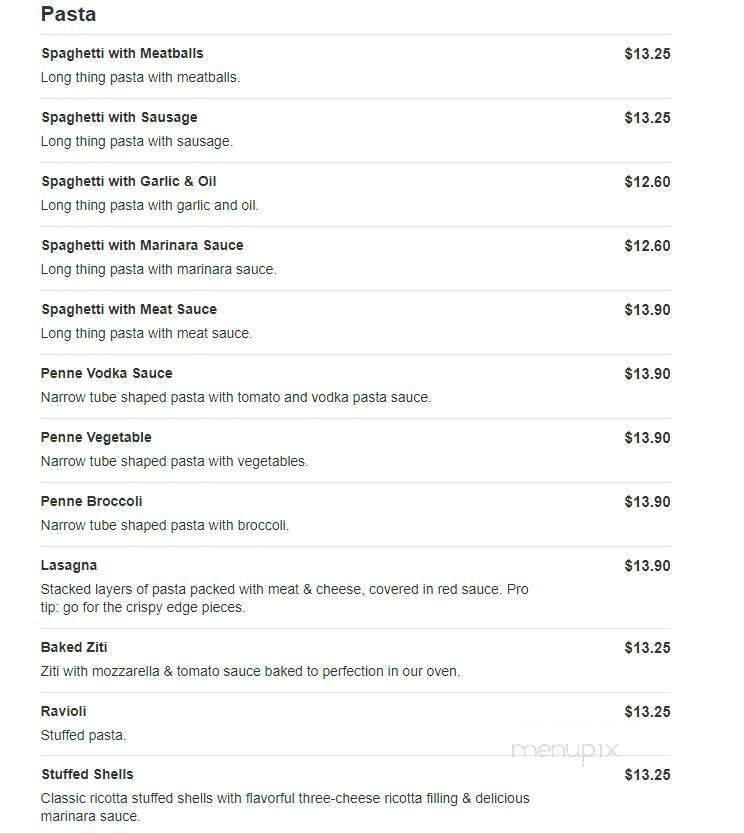 Dominic's Pizza - Lakewood, NJ menu_pic