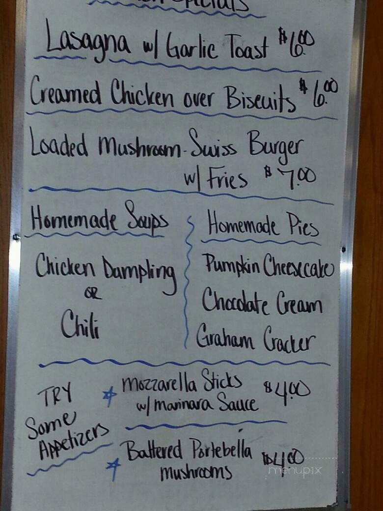 Kozy Kitchen - Arcadia, WI menu_pic