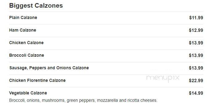 Romeo's Pizzeria - Myrtle Beach, SC menu_pic