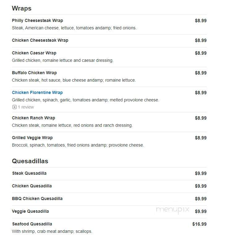 Romeo's Pizzeria - Myrtle Beach, SC menu_pic