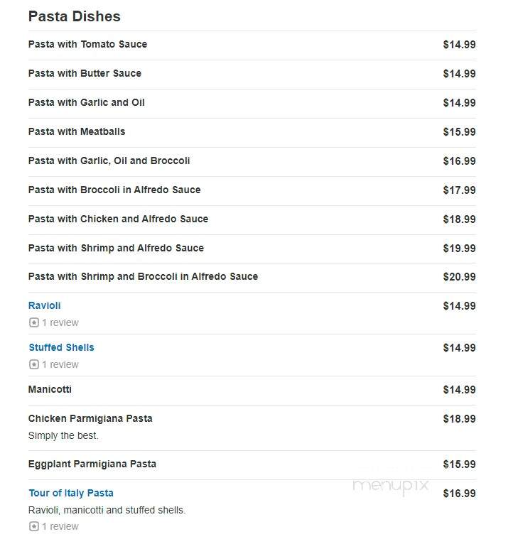 Romeo's Pizzeria - Myrtle Beach, SC menu_pic