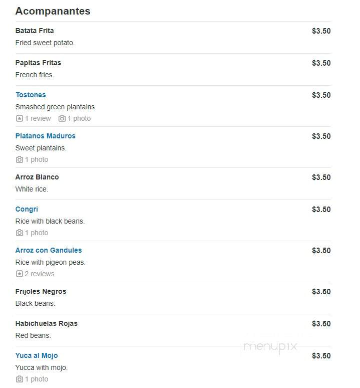 Raices Merged Latin Kitchen - Hudson, FL menu_pic