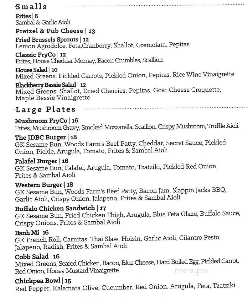 Junk Ditch Huntington Tap - Huntington, IN menu_pic