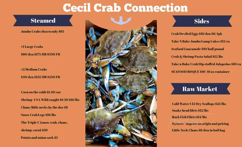 Cecil Crab Connection - Elkton, MD menu_pic