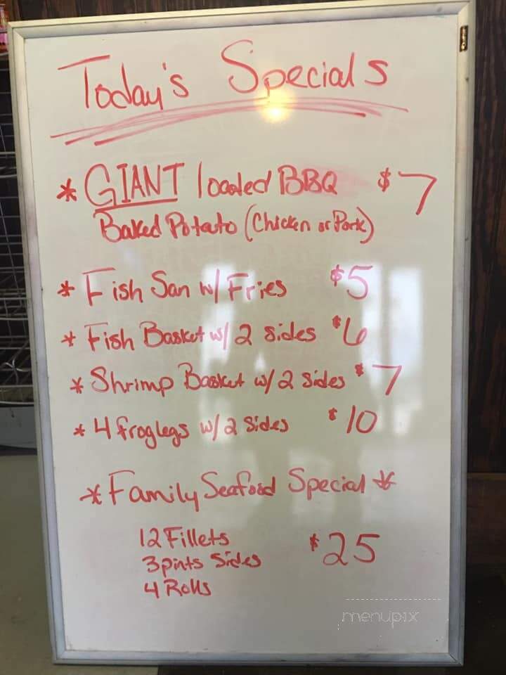 Bill & Daves Smoking Pit - Tell City, IN menu_pic