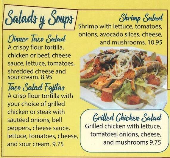 Mexico On Main - Trenton, IL menu_pic