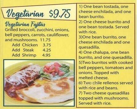 Mexico On Main - Trenton, IL menu_pic
