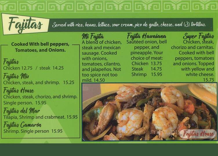 Mexico On Main - Trenton, IL menu_pic
