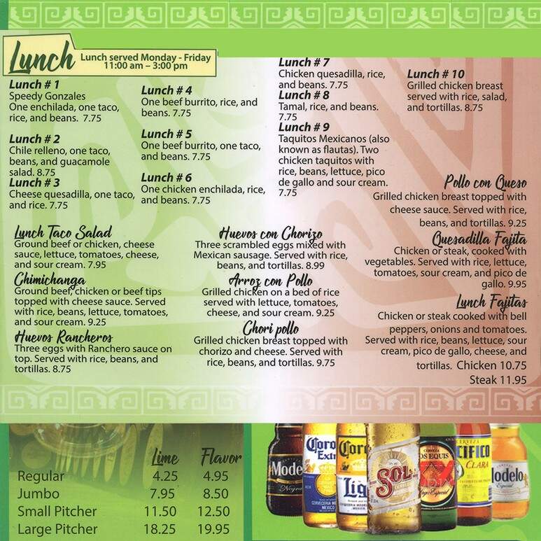 Mexico On Main - Trenton, IL menu_pic