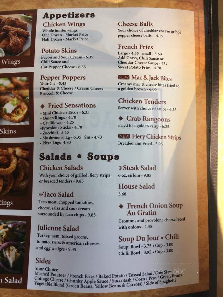 Zacherl's Tavern - Saxonburg, PA menu_pic