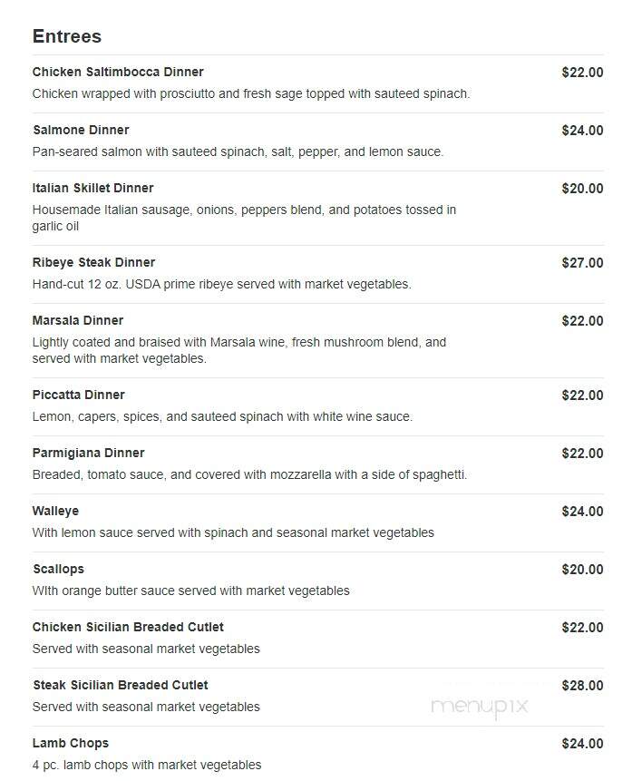 Alfano's Pizza Place - Grand Rapids, MI menu_pic