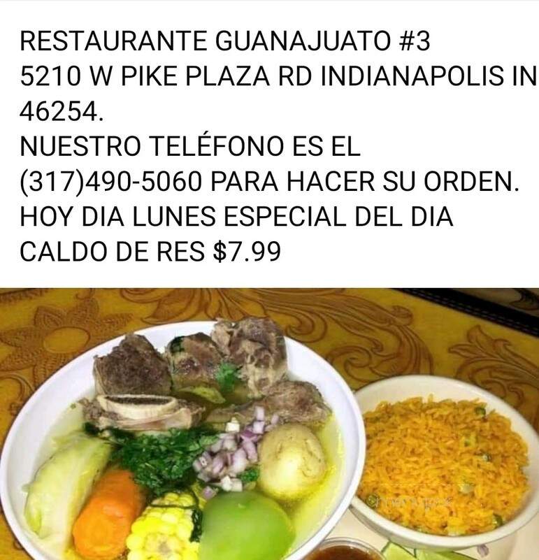 Carniceria Guanajuato II - Indianapolis, IN menu_pic