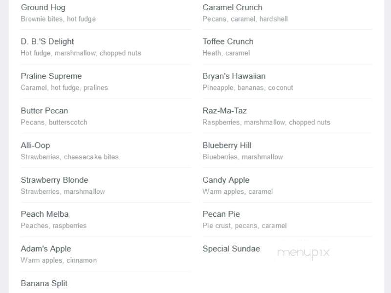 Fritz's Frozen Custard - Saint Peters, MO menu_pic