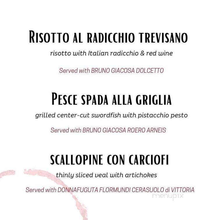 Ristorante Bergamo - Greenville, SC menu_pic