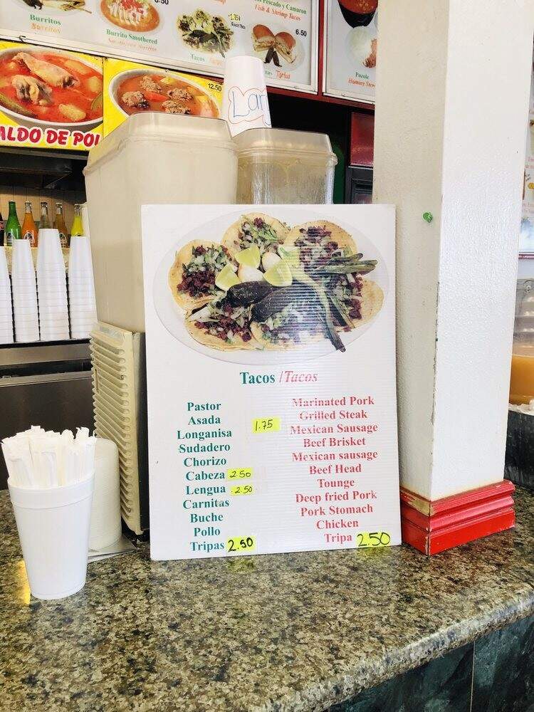 Taco Mex - Denver, CO menu_pic