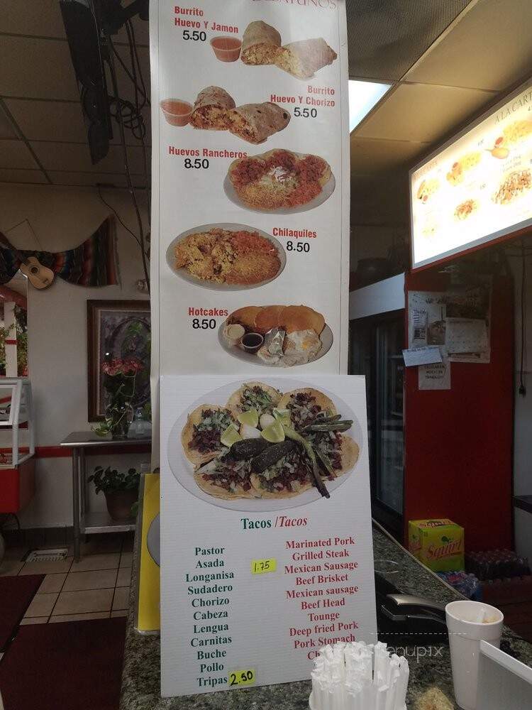 Taco Mex - Denver, CO menu_pic