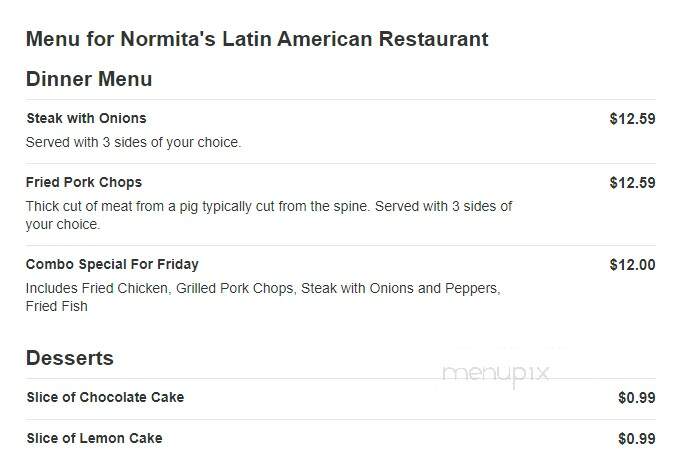 Normita's Latin American Restaurant - Columbus, GA