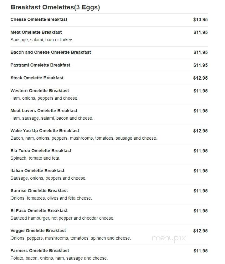 Sunrise Deli - West Haven, CT menu_pic