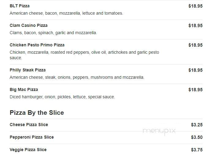 Geno's Pizzeria - Granby, CT menu_pic