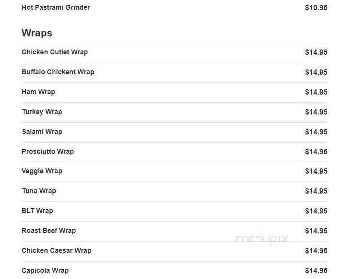 Geno's Pizzeria - Granby, CT menu_pic