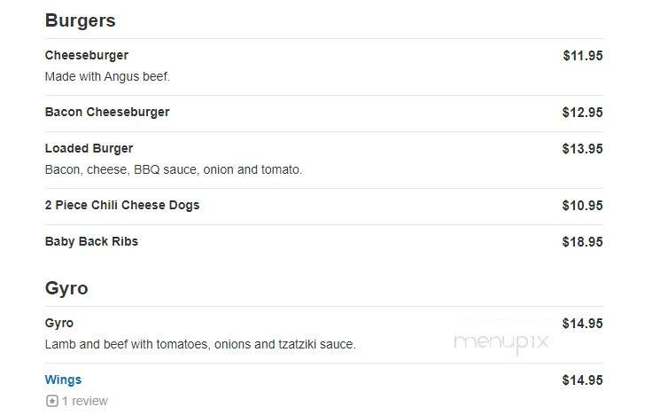 Geno's Pizzeria - Granby, CT menu_pic