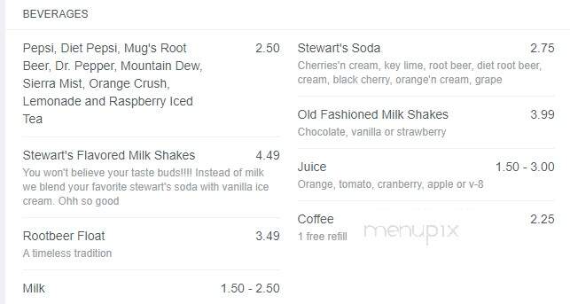 JD's Smokin Grill & Bar - Hinsdale, NY menu_pic