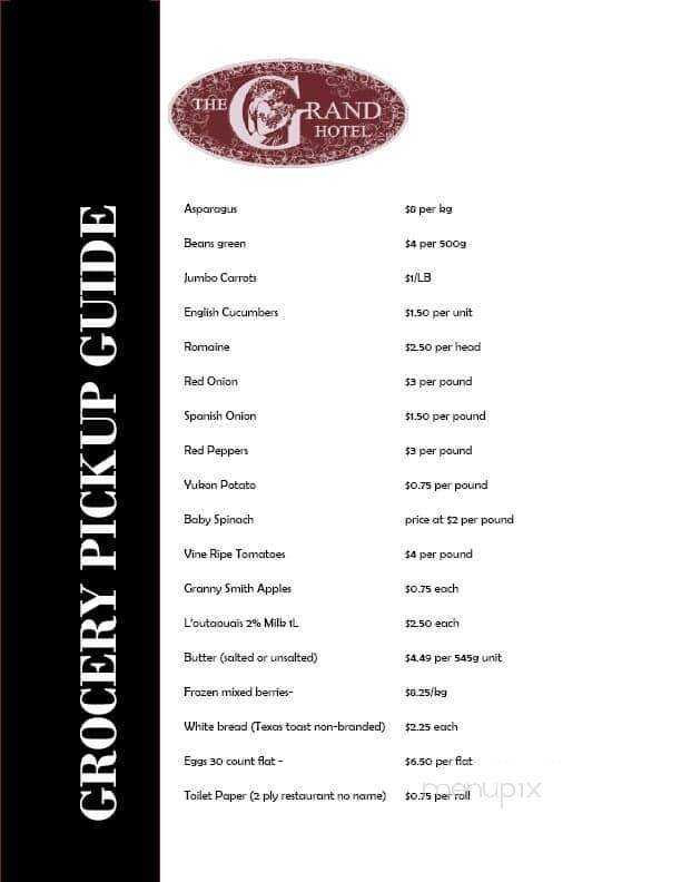 Boulton House - Carleton Place, ON menu_pic