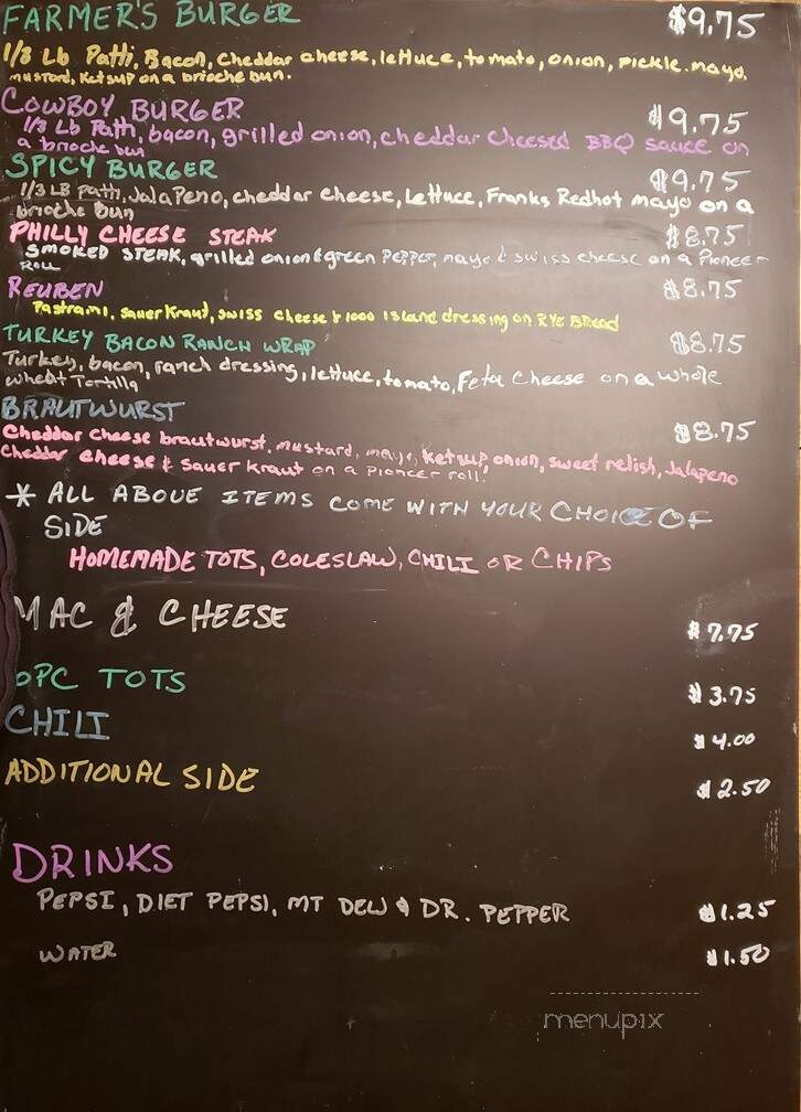 Rae's Coffee and Food - Powell Butte, OR menu_pic